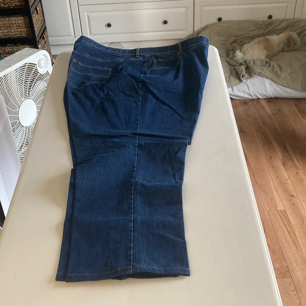 SKU #38 Allison Daley Dark Blue Boot-Cut Jeans